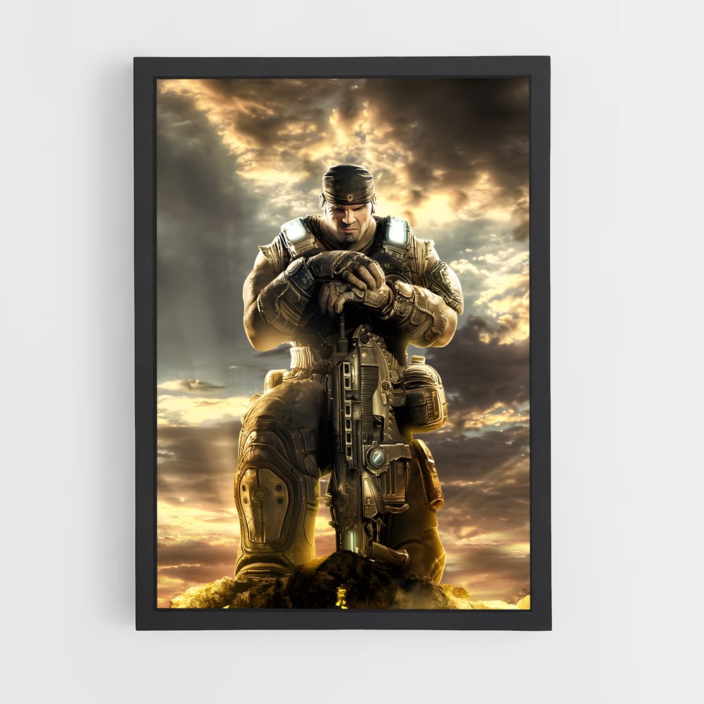 Poster Gearstormer – affiche Gears of war (vue 2)